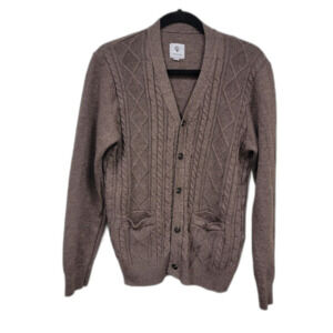 Craft+Flow Women's Brown Sweater Cardigan Medium